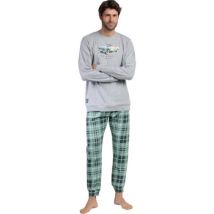 Pyjamas / Chemises de nuit Admas Pyjama pantalon top manches longues Vintage Car Lois