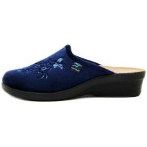 Chaussons Fly Flot Femme Mule, Textile Velour chaud, compensé - L7Z18