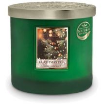 Bougies, diffuseurs Heart And Home Bougie ellipse 2 mèches sapin de noël