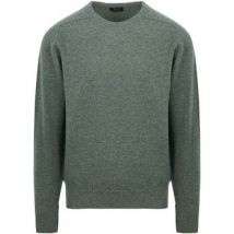 Pull William Lockie Pullover O-neck Lambswool Landscape Green
