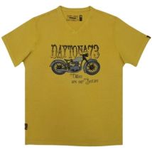 T-shirt Daytona T shirt moto vintage Ref 64961 Jaune