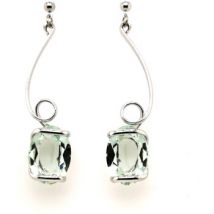 Boucles oreilles Andrea Marazzini Boucles d'oreilles Ovale peridot