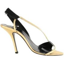 Sandales à talon Pierre Hardy Talons en cuir dorés