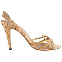 Sandales Pierre Hardy Talons en cuir dorés