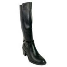Bottes à talon Hispaflex Bottes noires pour femmes 2530