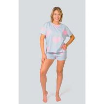 Ensembles enfant Coup De Coeur Pyjashort femme 100% coton T-shirt oversize - BIG