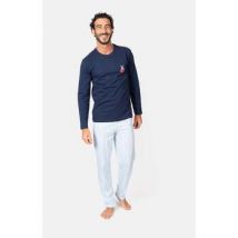 Pyjamas / Chemises de nuit Coup De Coeur Pyjama homme long 100% coton - RAYE