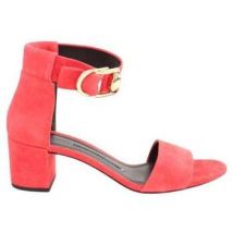 Sandales Stella Luna Talons en daim rouges