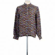 Chemise Apc Blouse en soie marron