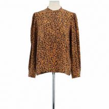 Blouses Apc Blouse en soie marron