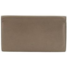 Portefeuille Valextra Porte-carte en cuir gris