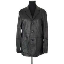 Veste Ami Paris Veste en cuir noire