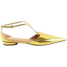 Ballerines Bottega Veneta Ballerines en cuir verni dorées
