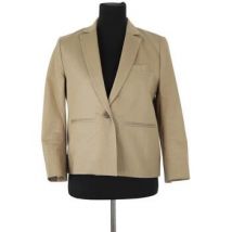 Veste Maje Blazer en coton camel