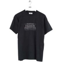 T-shirt Balenciaga T-shirt en coton noir