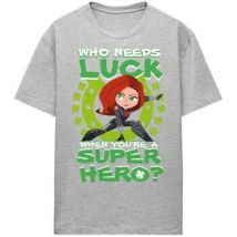 T-shirt Black Widow Lucky Super Hero