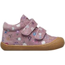 Baskets basses enfant Naturino Chaussures premiers pas en suède avec imprimé fleurs COCOON VL