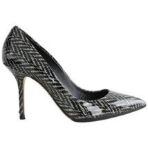 Chaussures escarpins D&G Talons en cuir verni noirs