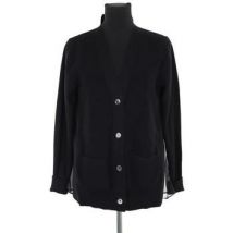 Gilet Sacai Cardigan en coton noir
