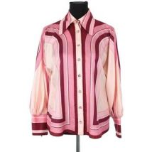 Chemise Zimmermann Chemise en soie rose