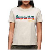 T-shirt Superdry T-shirt Retro Flock à manches courtes