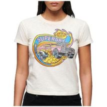 T-shirt Superdry T-shirt Motif Fluo Motor