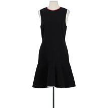 Robe courte Vintage Robe en coton noire