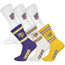 Chaussettes Nfl unisexe Chaussettes Paquet de 6 6Pack Crew Socks