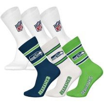 Chaussettes Nfl unisexe Chaussettes Paquet de 6 6Pack Crew Socks