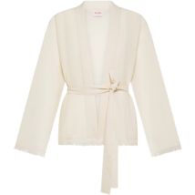 Gilet Sun68 LONG CARDIGAN FRINGES L/S