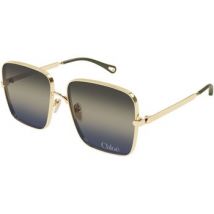 Lunettes de soleil Chloe CH0324S Lunettes de soleil, Or/Bleu, 61 mm