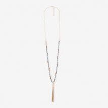 Collier Lollipops Sautoir perles facettées Best vert paon