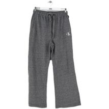 Jogging Calvin Klein Jeans Pantalon droit en coton gris