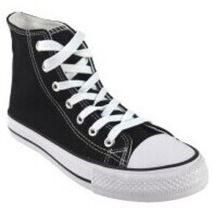 Baskets montantes Bienve toile gentleman hbo357 noir
