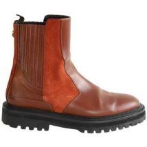 Boots Claris Virot Boots en cuir marron