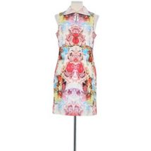 Robe courte Carven Robe en coton multicolore