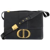 Sac a main Dior Sac porté épaule 30 Montaigne en cuir noir