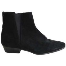 Bottines Gil Santucci Boots en daim noir