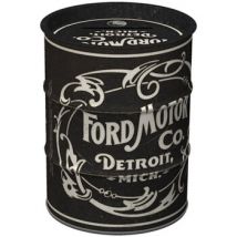 Statuettes et figurines Nostalgic Art Tirelire en métal Tonneau de pétrole Ford vintage logo