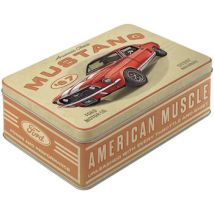 Malles, coffres de rangements Nostalgic Art Maxi boîte métal vintage Ford Mustang American Muscle