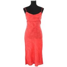 Robe Soi Robe en soie rouge