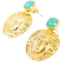Boucles oreilles Les Reines Boucles d'oreilles anciennes en turquoise
