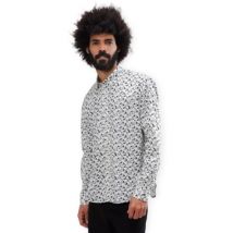 Chemise Brava Fabrics Peanuts B W Shirt - Ecru