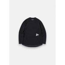 T-shirt And Wander T-shirt ML Dry Jersey Raglan LS-noir