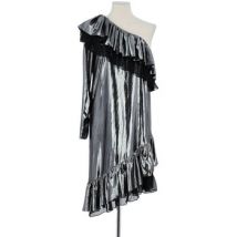 Robe courte Maison Père Robe grise