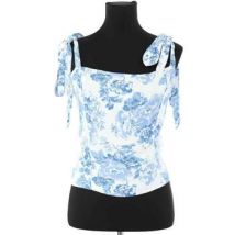 Blouses Reformation Top sans manche bleu