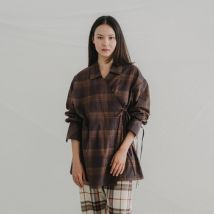 Blouses Mirakaya Wrap Shirt - Xadrez