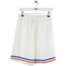 Short Casablanca Bermuda en soie blanc