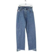 Jeans mom Vetements Jean droit en coton bleu