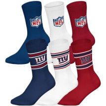 Chaussettes Nfl unisexe Chaussettes Paquet de 6 6Pack Crew Socks